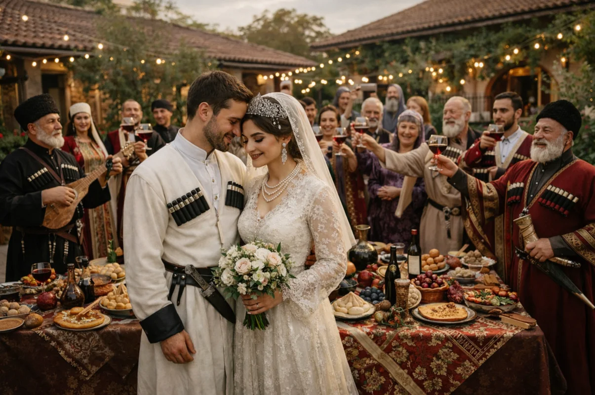 Wedding in Georgia: Traditions, Values, and Choice of Transportation
